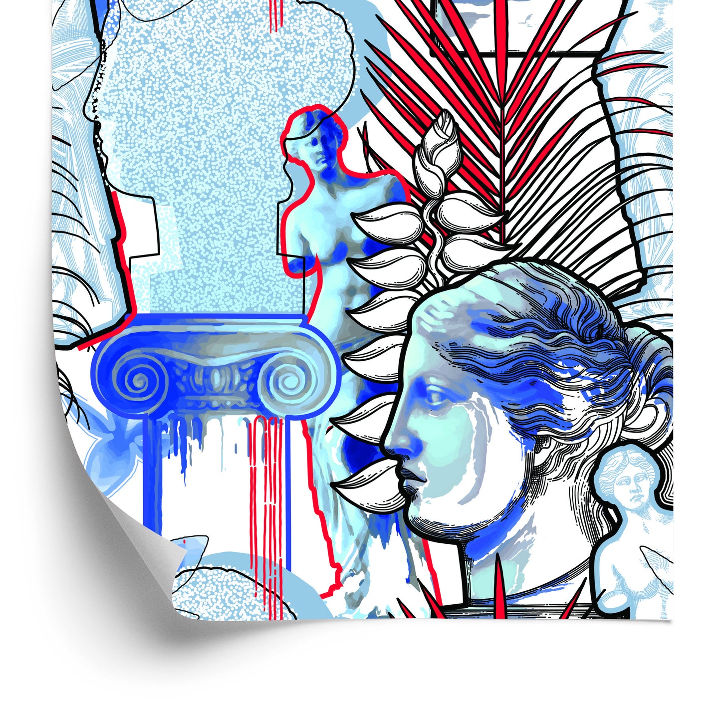 Wallpaper Venus De Milo In Pop Art Style
