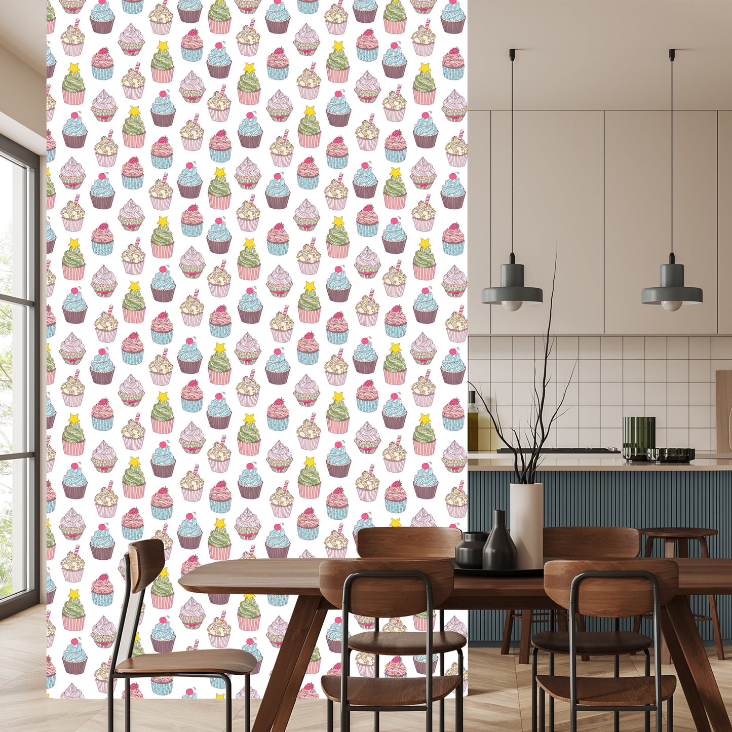 Wallpaper Colorful Muffins