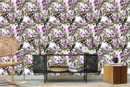 Wallpaper Watercolor Flowers