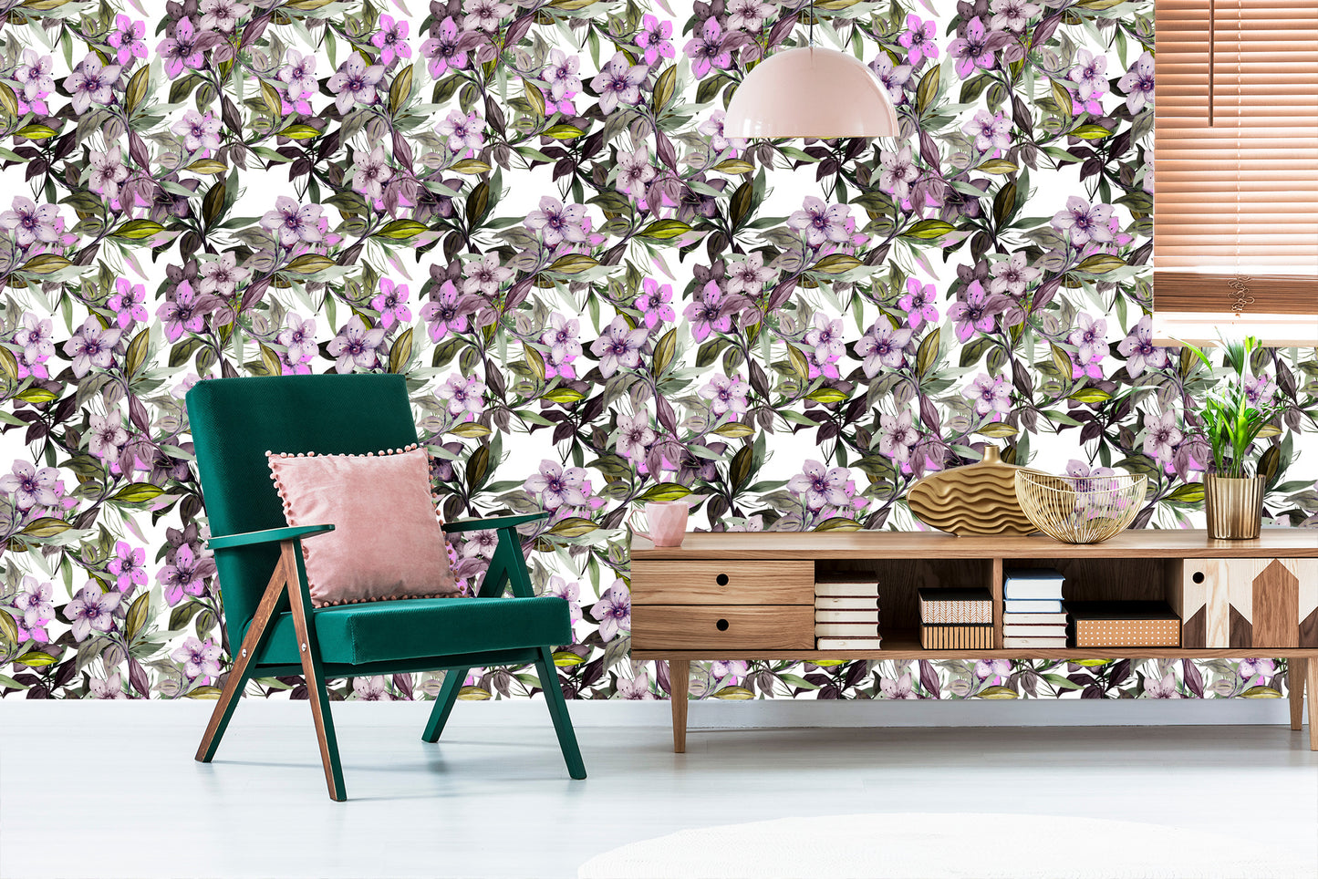 Wallpaper Watercolor Flowers