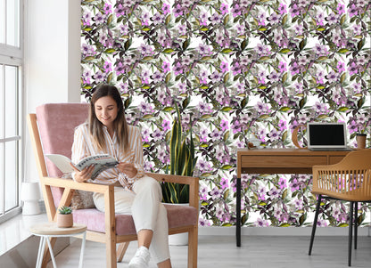 Wallpaper Watercolor Flowers