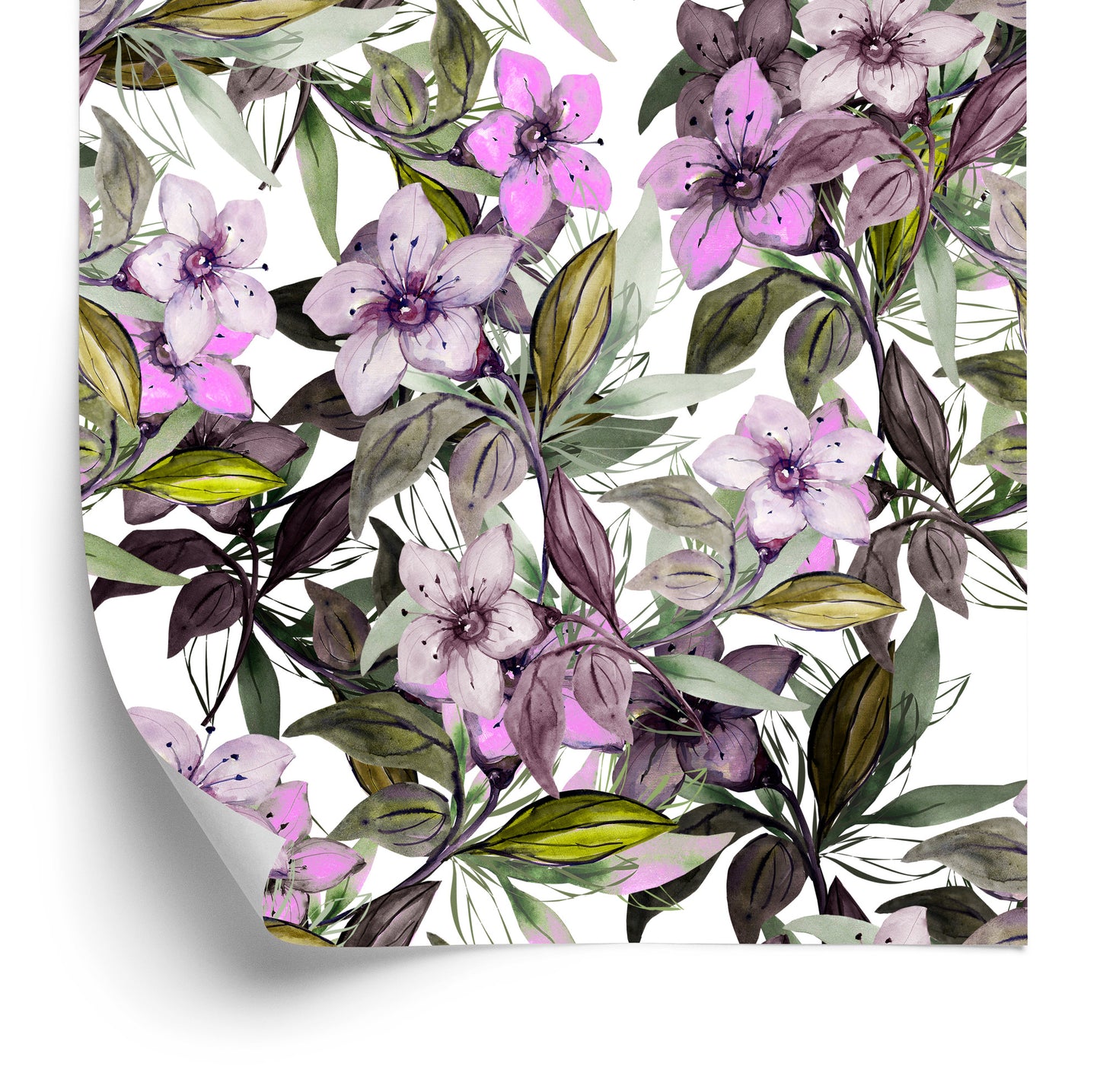 Wallpaper Watercolor Flowers