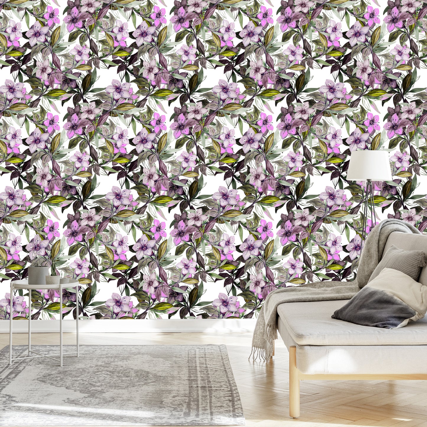 Wallpaper Watercolor Flowers