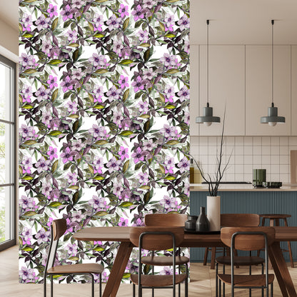 Wallpaper Watercolor Flowers
