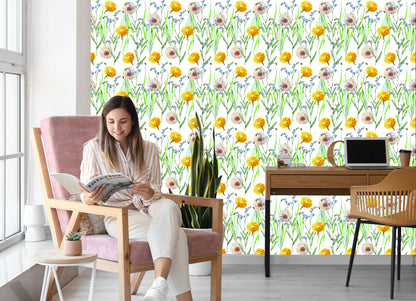 Wallpaper Dandelions And Wildflowers