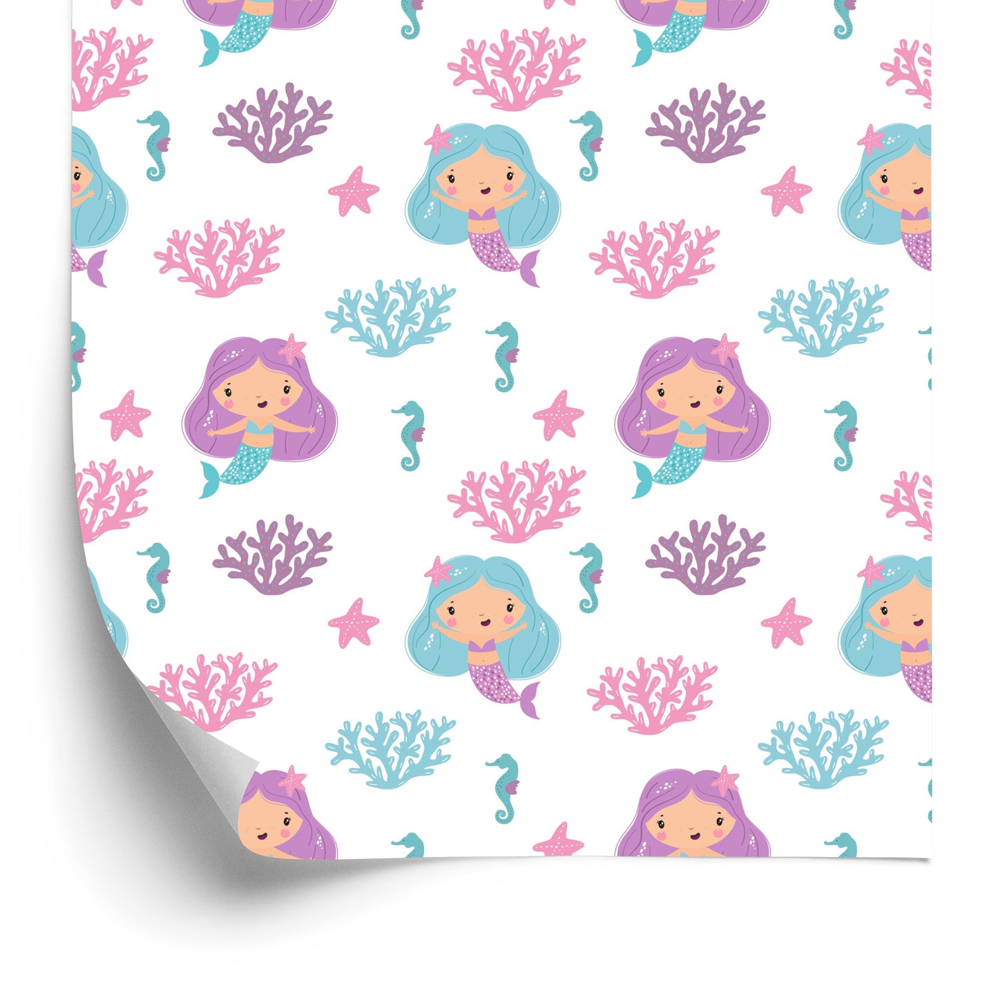 Wallpaper Fairy-Tale Mermaids For A Child's Room