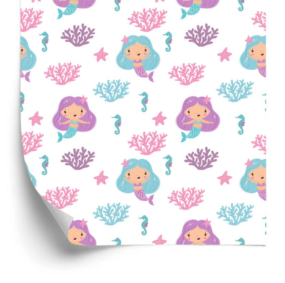 Wallpaper Fairy-Tale Mermaids For A Child's Room