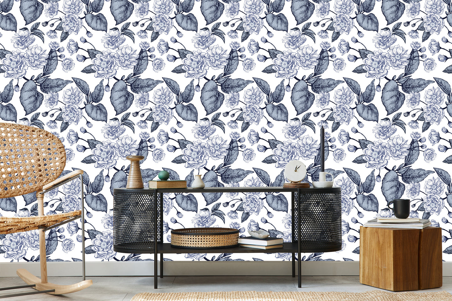 Wallpaper Plum Flowers
