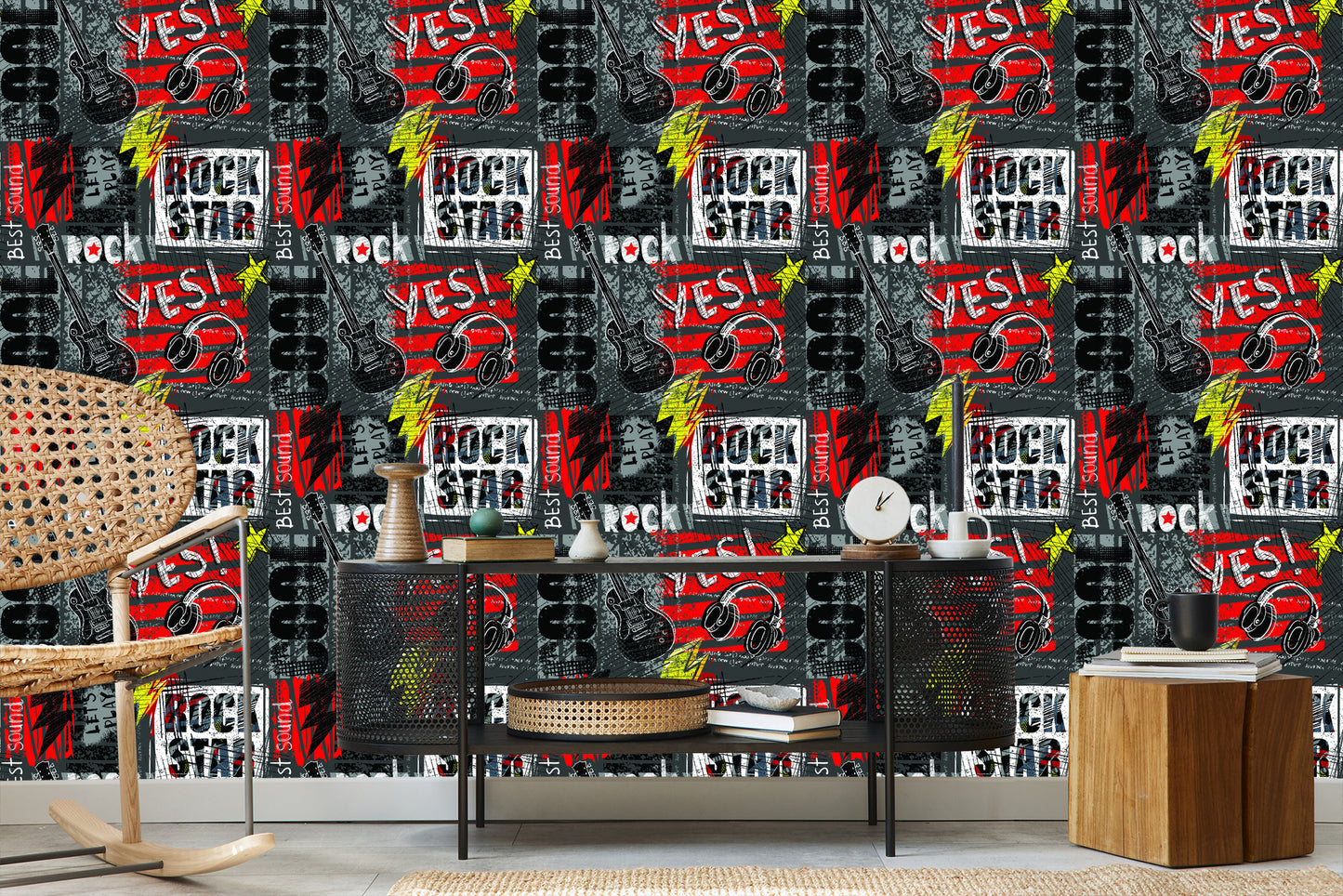 Wallpaper Graffiti Style Rock