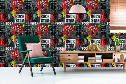 Wallpaper Graffiti Style Rock