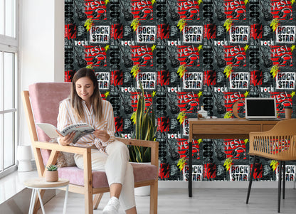 Wallpaper Graffiti Style Rock