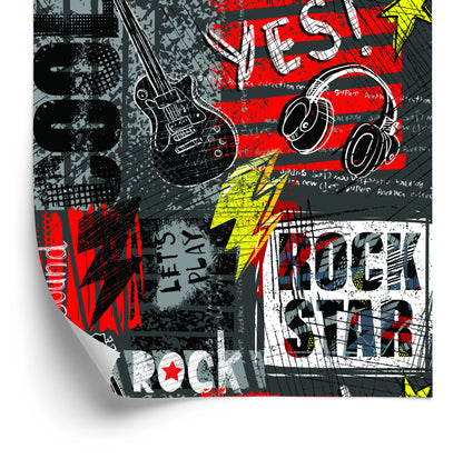 Wallpaper Graffiti Style Rock