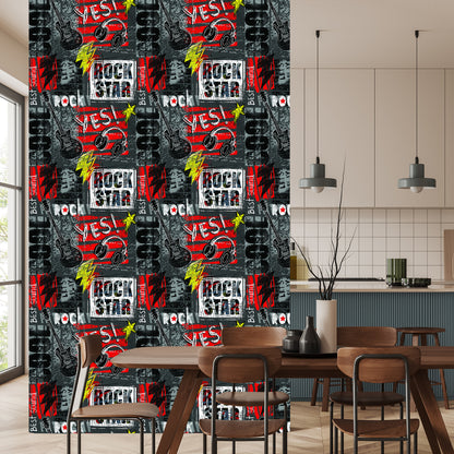 Wallpaper Graffiti Style Rock