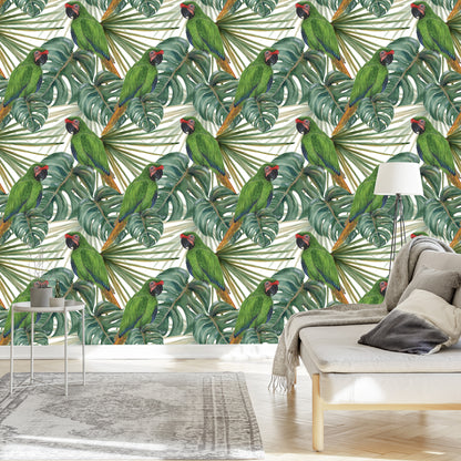 Wallpaper Beautiful Parrots