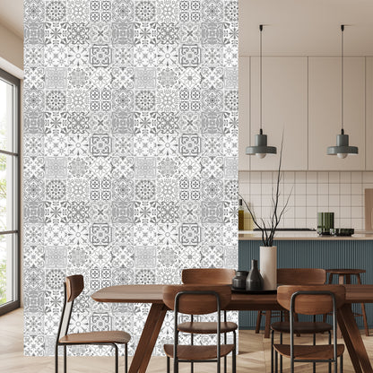 Wallpaper Beautiful Mosaic In Shades Of Gray