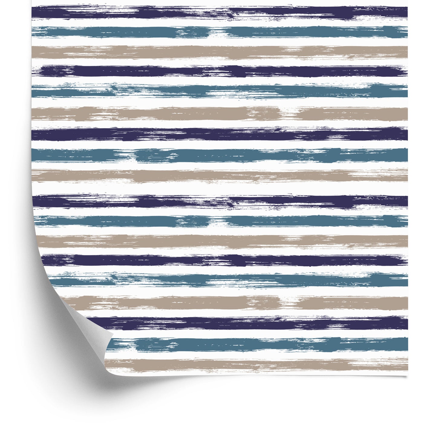 Wallpaper Elegant Horizontal Stripes For The Office Living Room