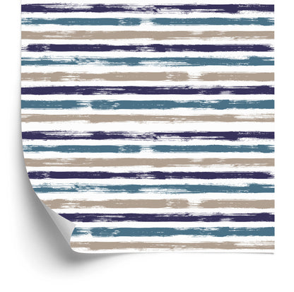 Wallpaper Elegant Horizontal Stripes For The Office Living Room
