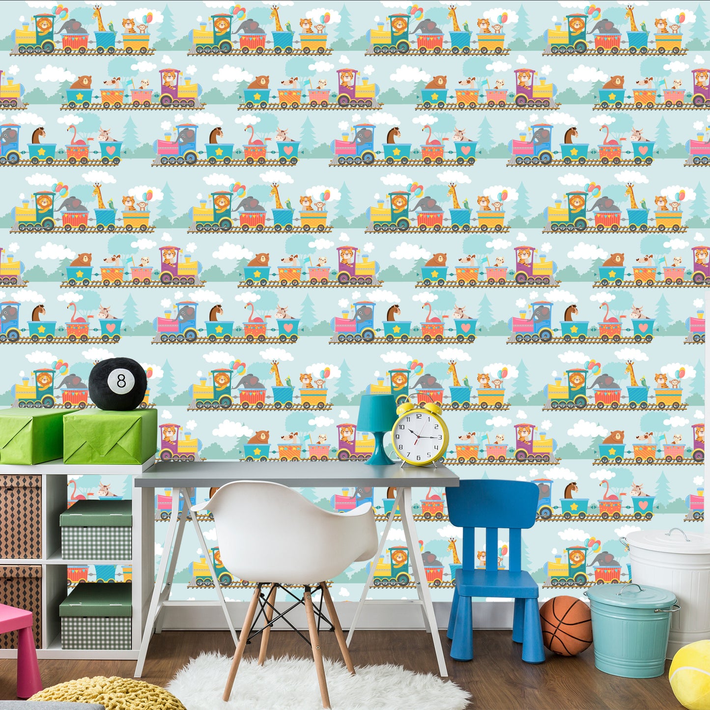 Wallpaper Baby Animals On The Train