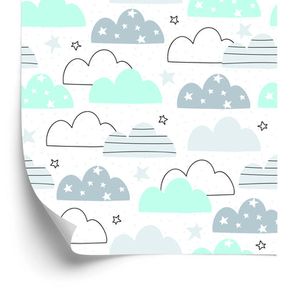 Wallpaper Colorful Clouds