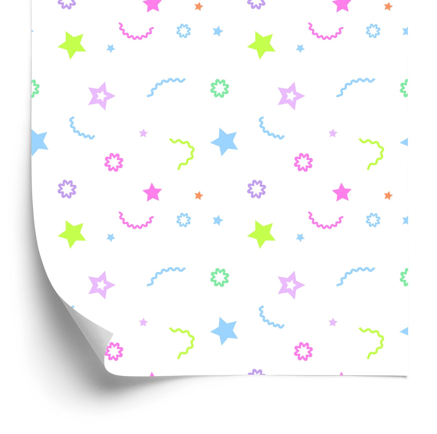 Wallpaper Colorful Patterns And Stars