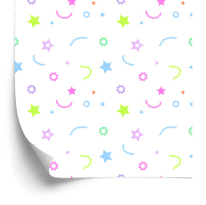 Wallpaper Colorful Patterns And Stars