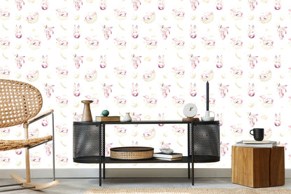 Wallpaper Rabbits Among The Clouds