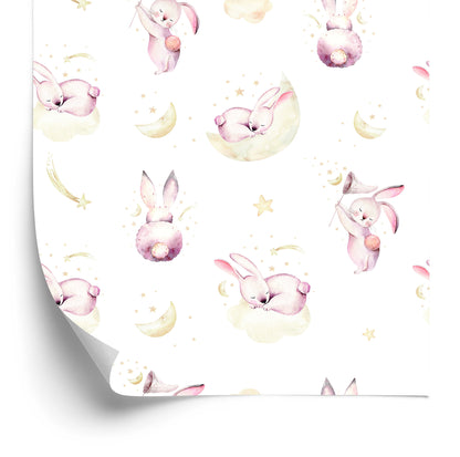 Wallpaper Rabbits Among The Clouds