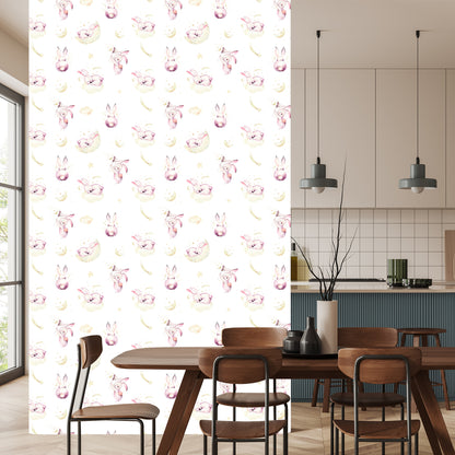 Wallpaper Rabbits Among The Clouds