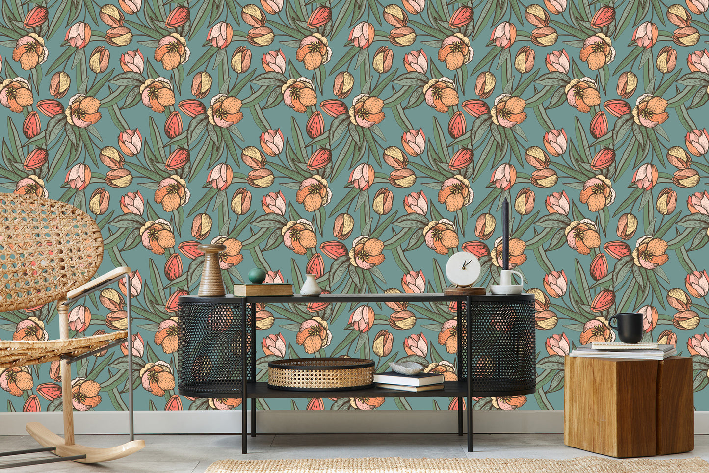Wallpaper Spring Tulips