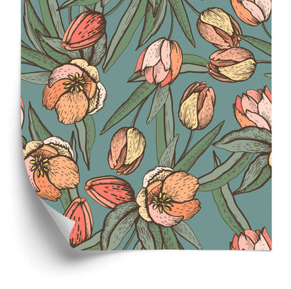 Wallpaper Spring Tulips