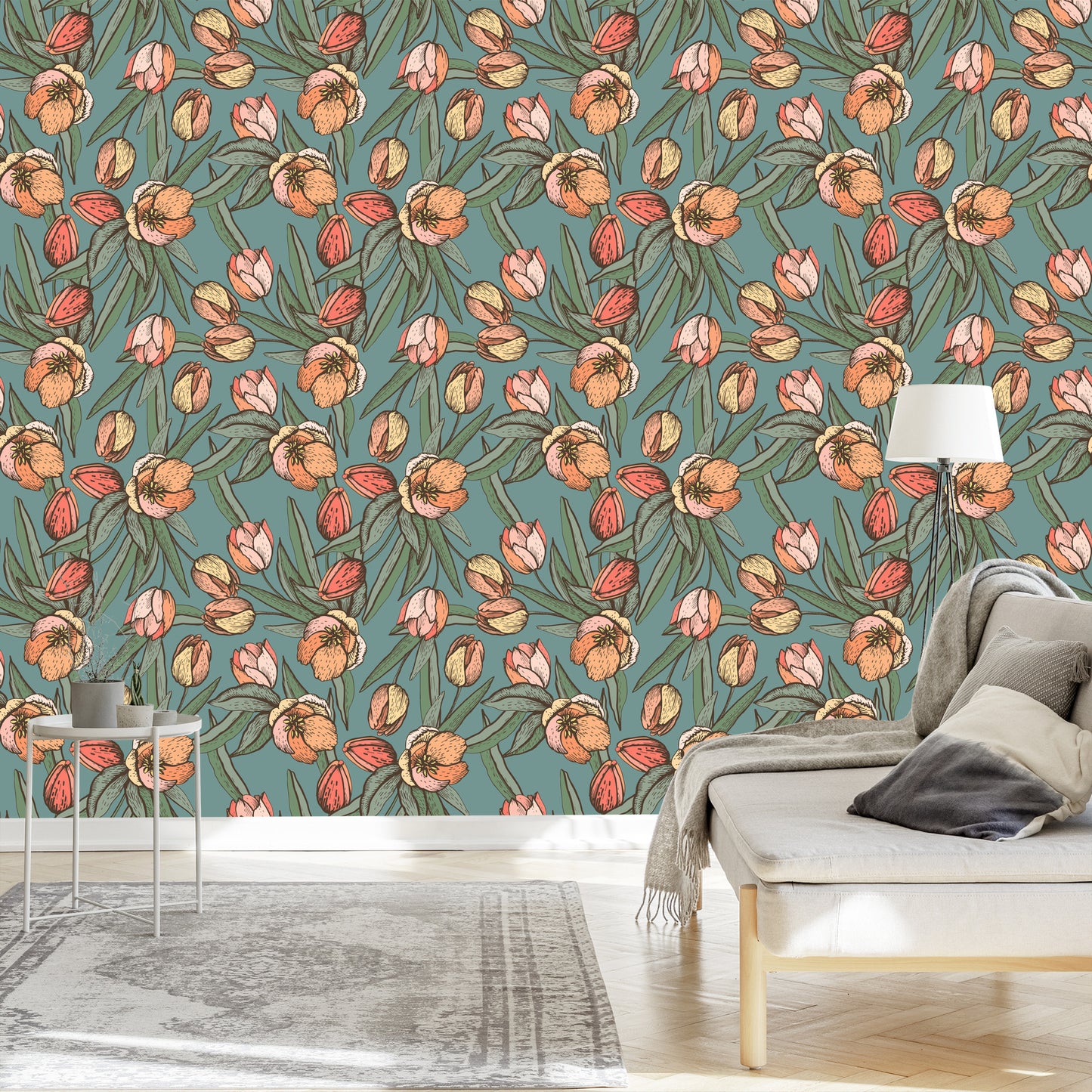 Wallpaper Spring Tulips