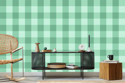 Wallpaper Beautiful Lattice In Shades Of Green