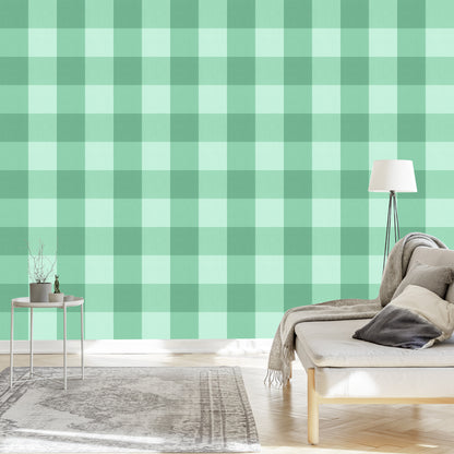 Wallpaper Beautiful Lattice In Shades Of Green