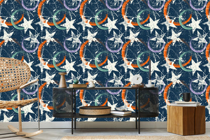 Wallpaper Peeld Off Stars