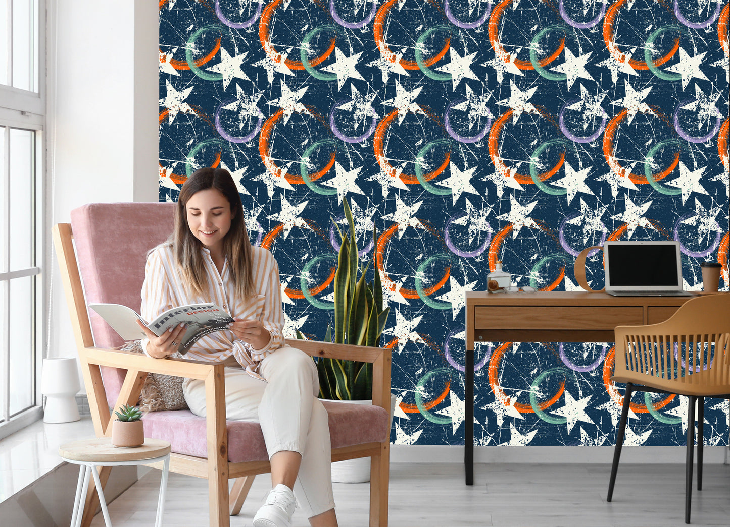 Wallpaper Peeld Off Stars