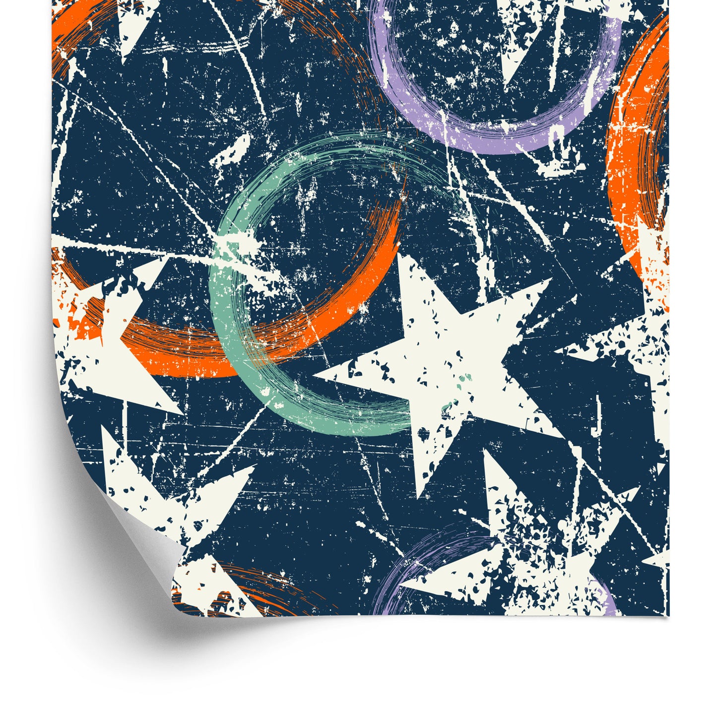 Wallpaper Peeld Off Stars