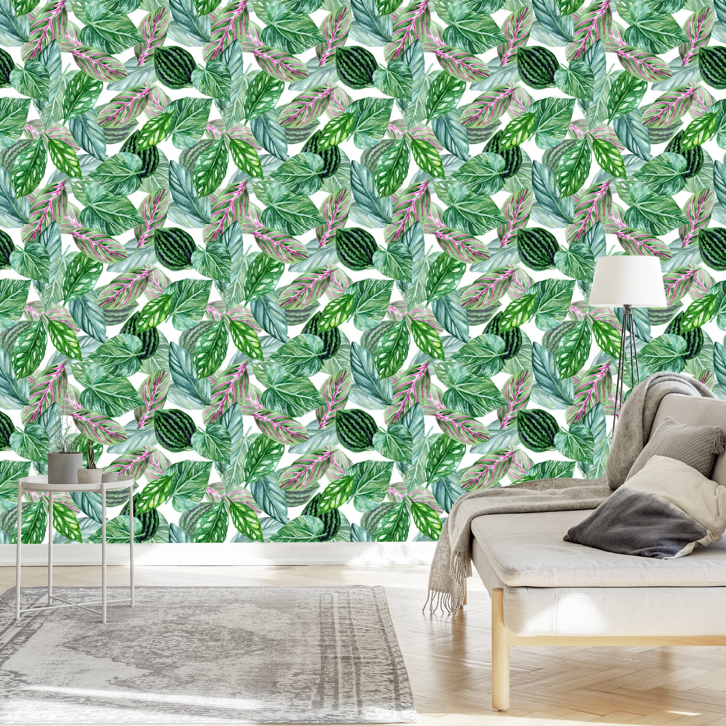 Wallpaper Green Leaves