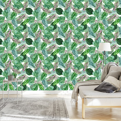 Wallpaper Green Leaves