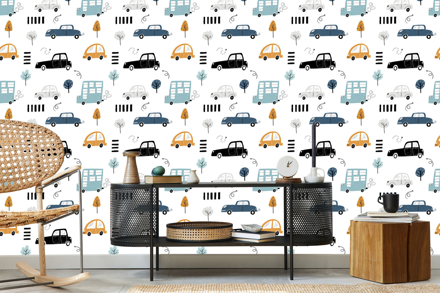Wallpaper Cartoon Vehicles