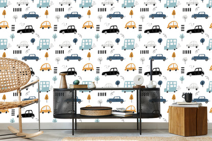 Wallpaper Cartoon Vehicles