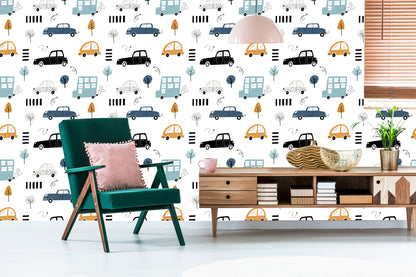 Wallpaper Cartoon Vehicles