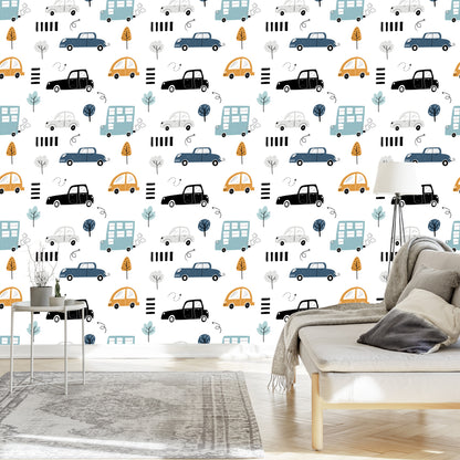 Wallpaper Cartoon Vehicles