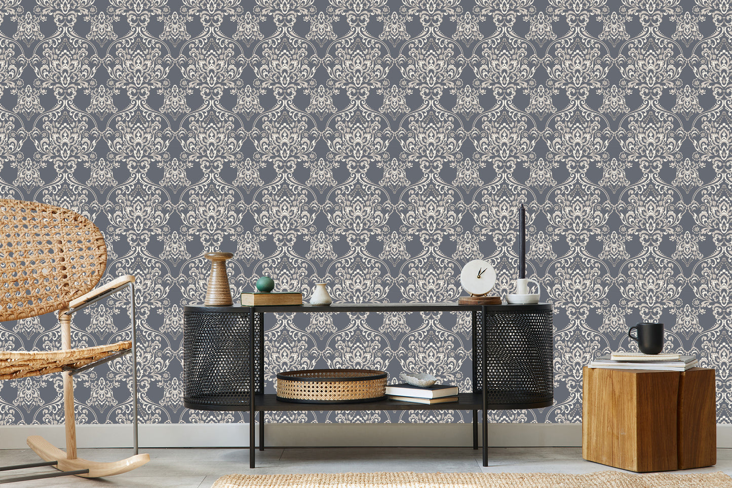 Wallpaper Classic Floral Ornament