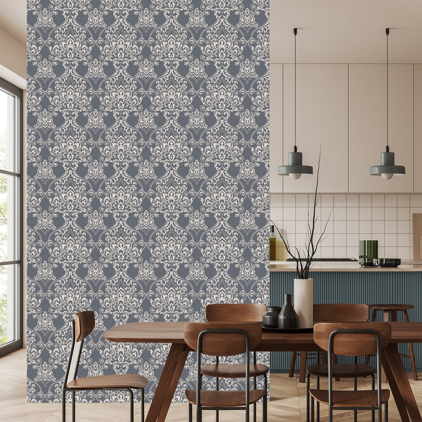 Wallpaper Classic Floral Ornament