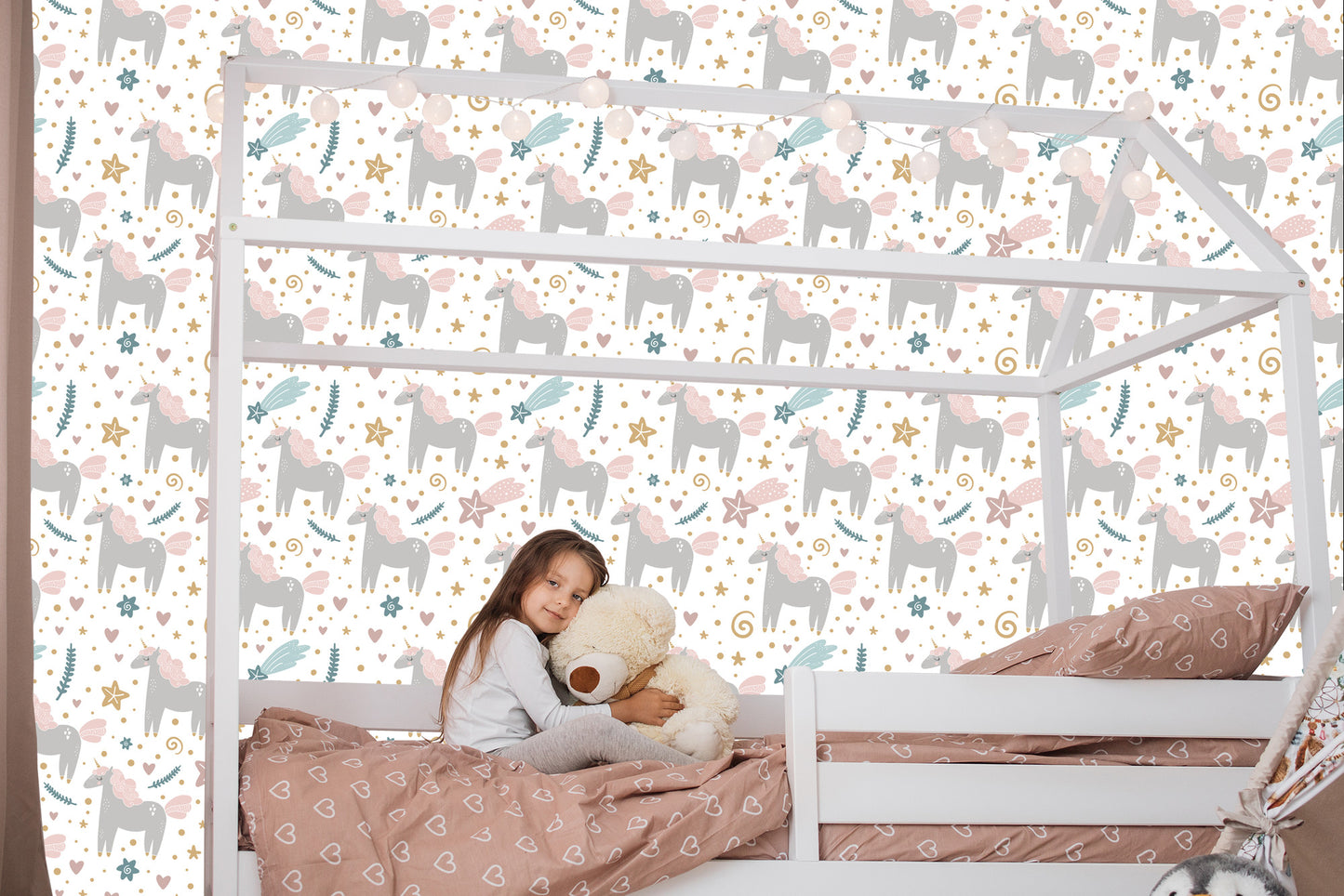 Wallpaper For Kids - Pastel Unicorns