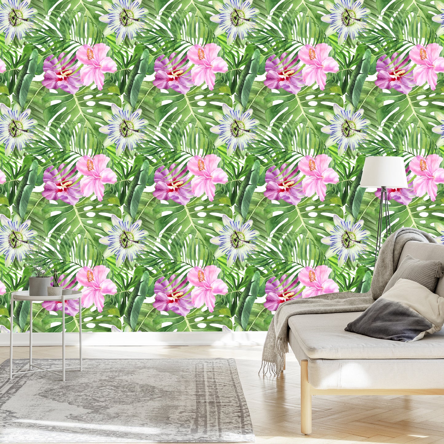 Wallpaper Multi-Colored Flowers