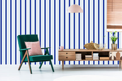 Wallpaper Colorful Vertical Stripes