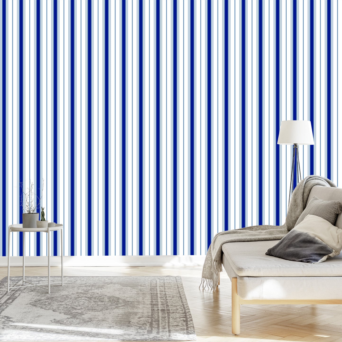 Wallpaper Colorful Vertical Stripes