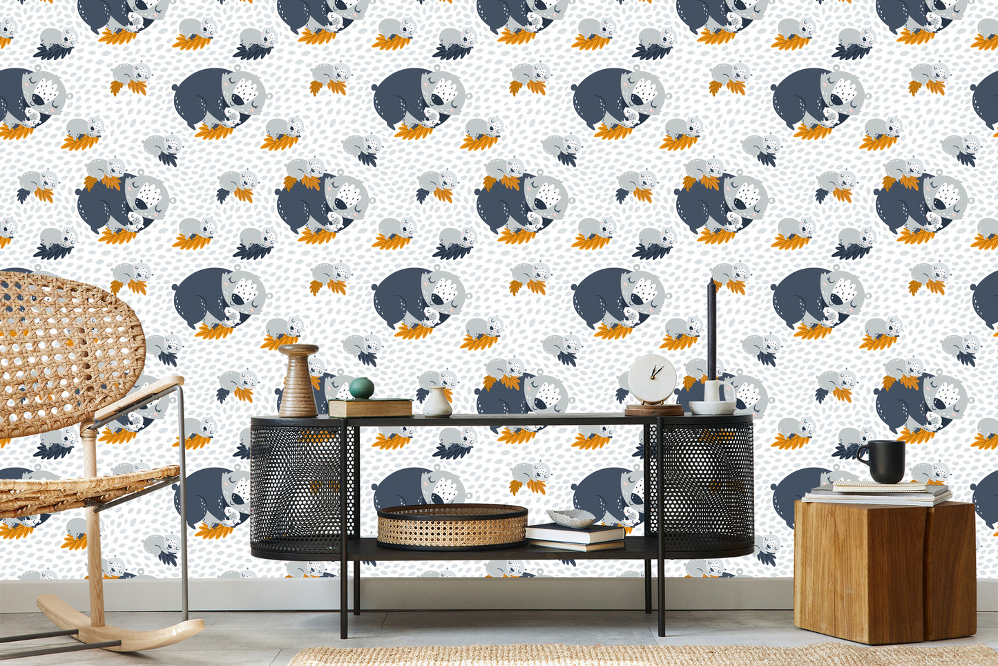 Wallpaper Sleeping Bears