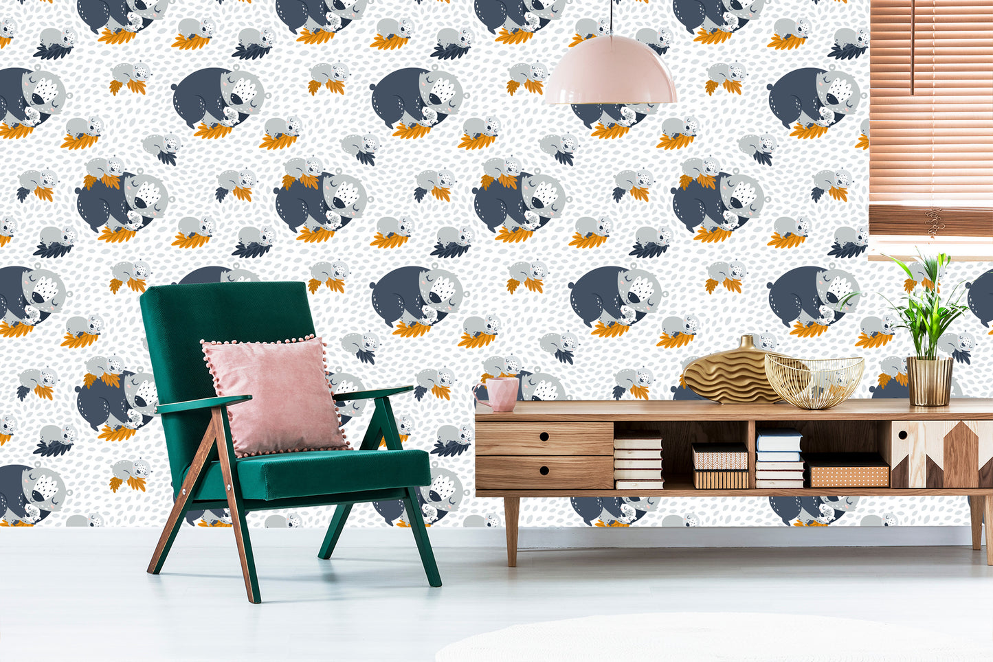 Wallpaper Sleeping Bears